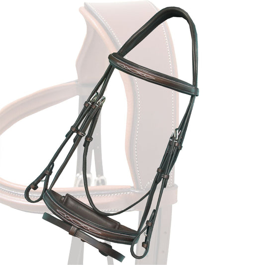 Bridles & Reins Replacement Noseband of ExionPro Designer Fancy Stitched Bridle