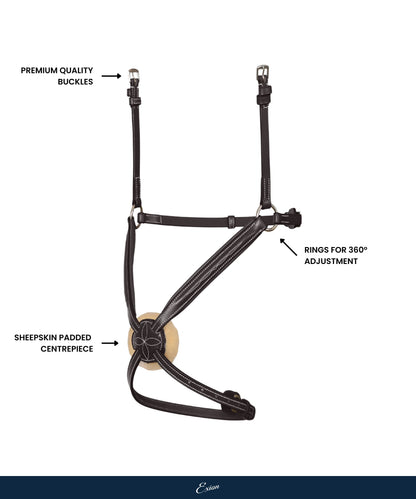 Bridles & Reins Replacement Noseband of ExionPro 'Vela' Figure 8 Jumping Bridle