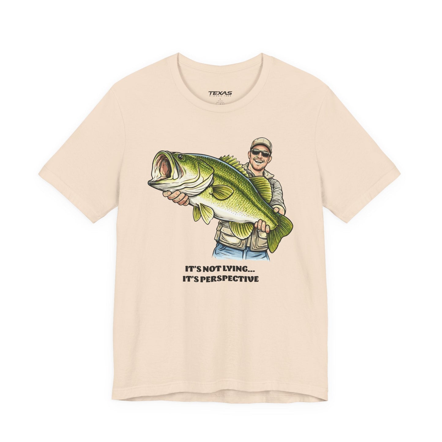 Texas Rigged Tees Forced Perspective — Unisex Cotton Tee