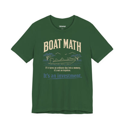 Texas Rigged Tees Boat Math — Unisex Cotton Tee