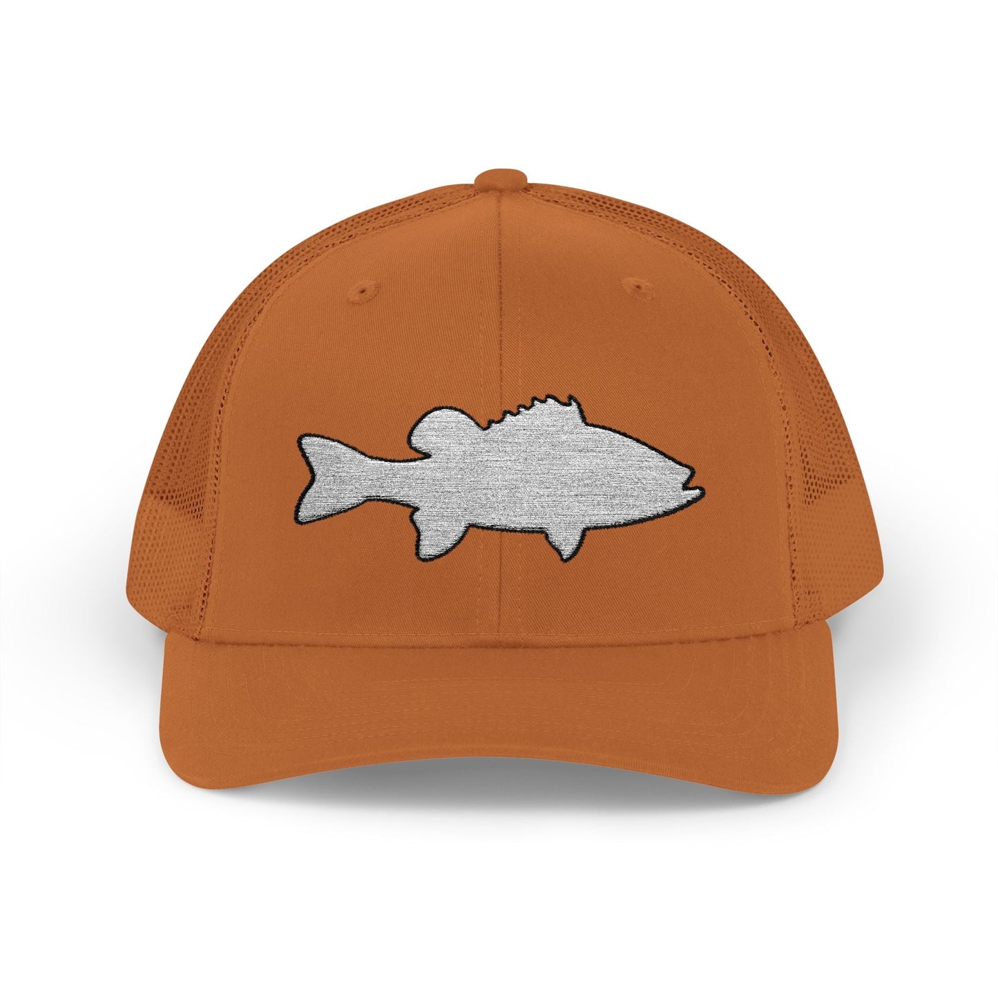 Texas Rigged Tees Bass Silhouette — Embroidered Baseball Cap