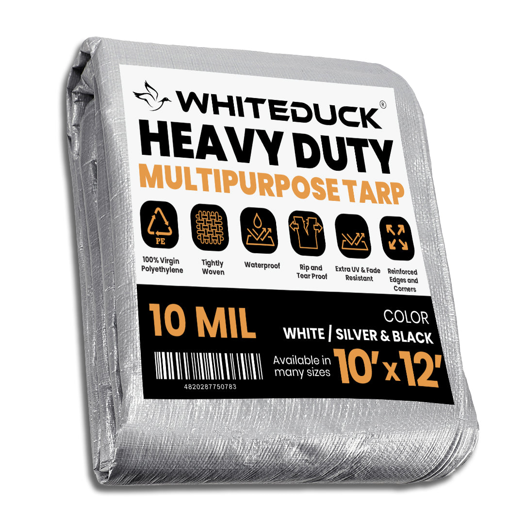 White Duck Outdoors - Heavy Duty Poly Tarp 10 mil, 6 oz.