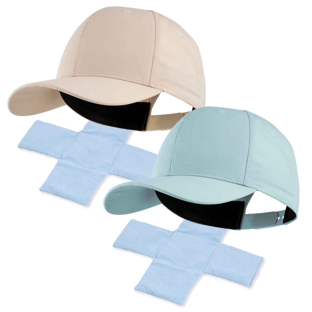 Panther Vision POWERCAP ICE Cooling Baseball Hat – Instant Cooling Relief with Reusable Ice Packs, UPF 50 UV Sun Protection, Lightweight & Breathable for Hot Weather