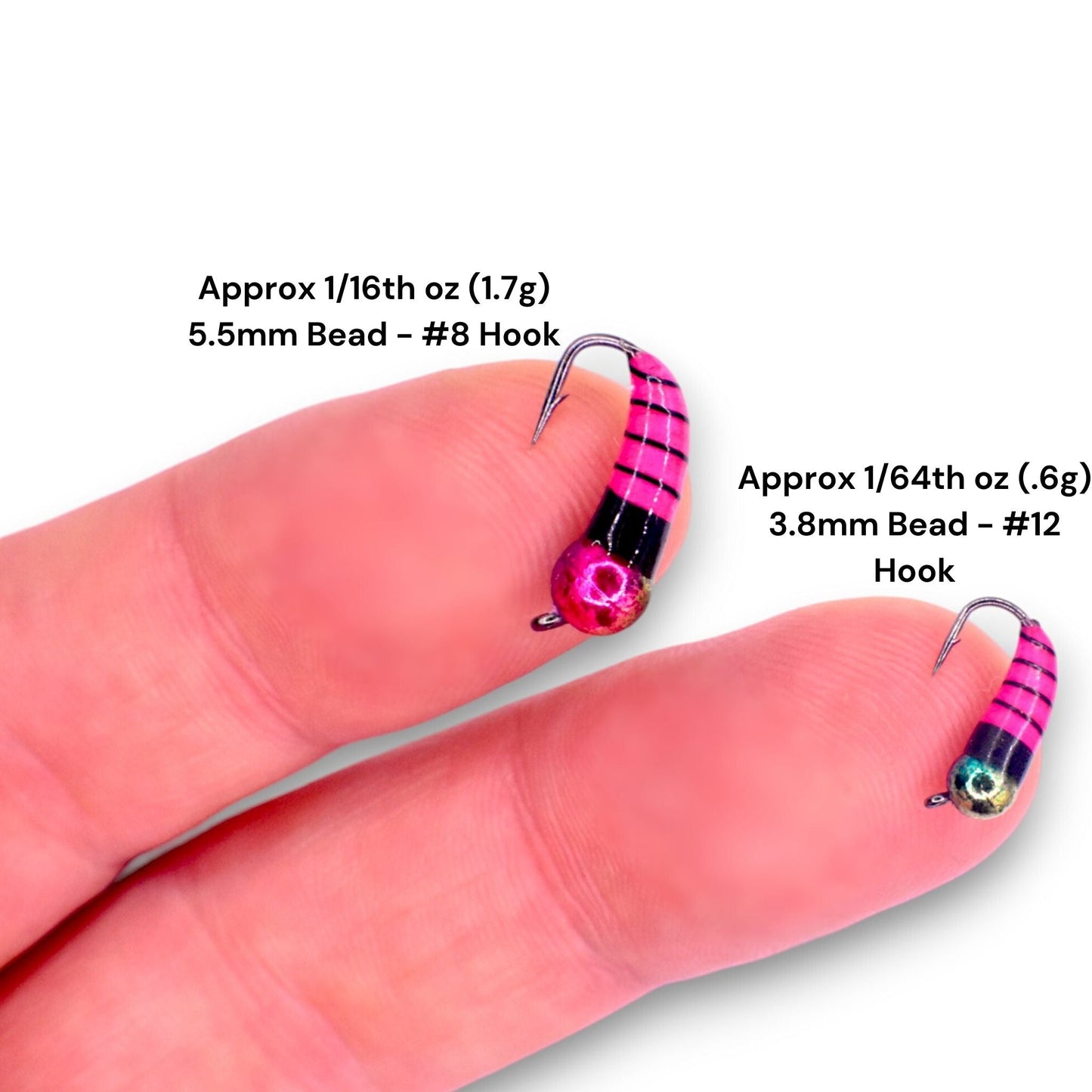 Kenders - Metallic Rainbow Pink Tungsten Akua Jig Skud