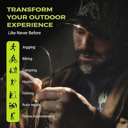 Panther Vision POWERCAP 2.5 Rechargeable LED Lighted Headlamp Hats and IPX4 Rating - One Size