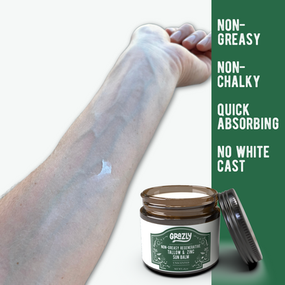 Grazly  Regenerative Tallow & Zinc Sun Balm