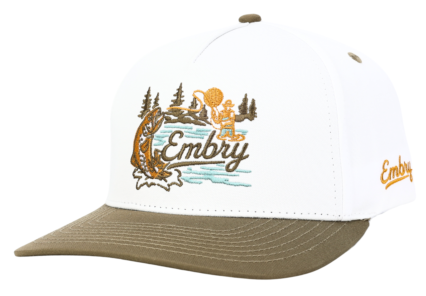 Embry Outdoors White/Green - Angler