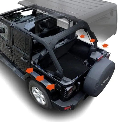 GP-Star Hardtop/ Cover Quick-release Thumbscrew Set