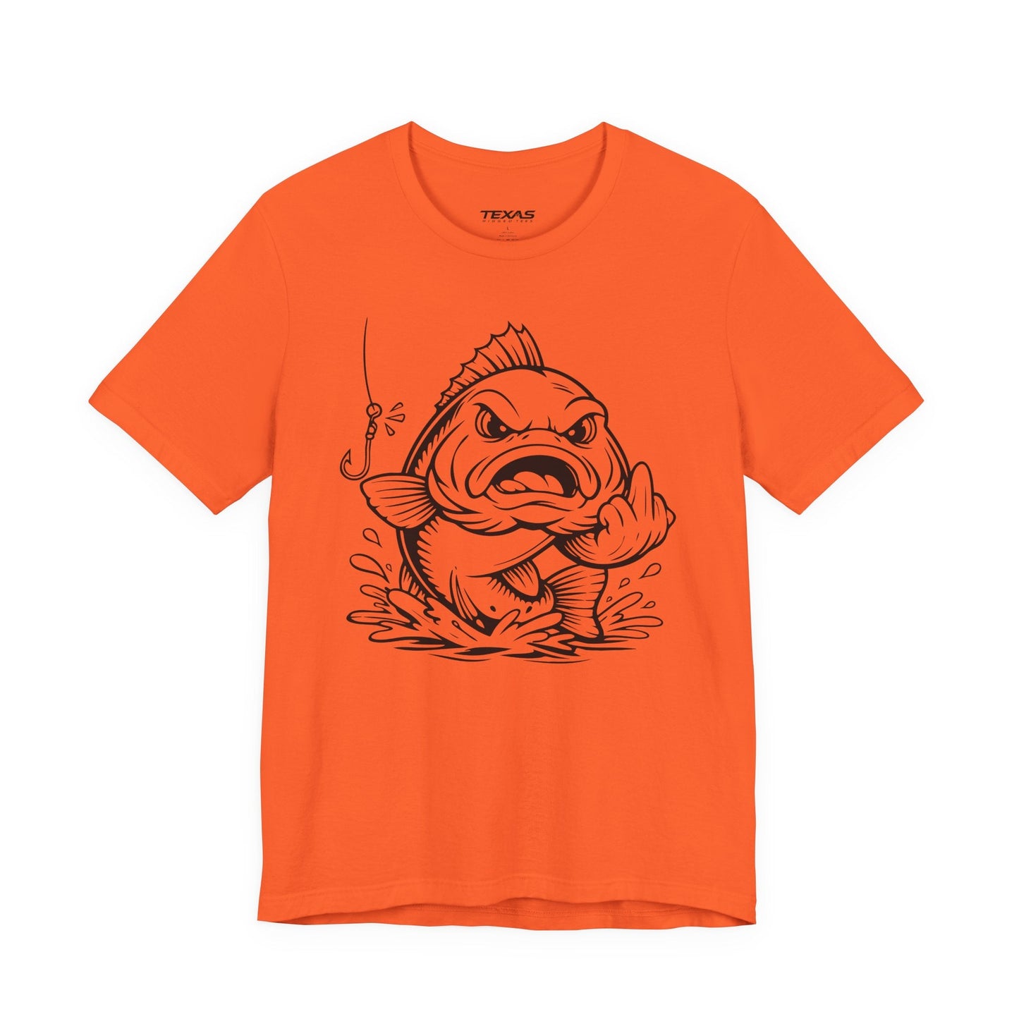 Texas Rigged Tees Flipping the Fin — Unisex Cotton Tee