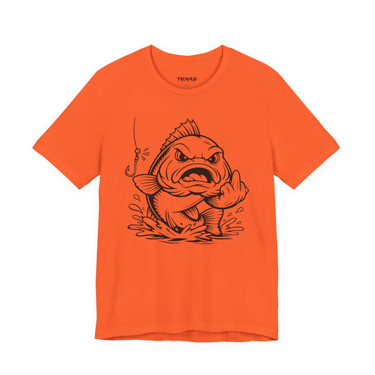 Texas Rigged Tees Flipping the Fin — Unisex Cotton Tee