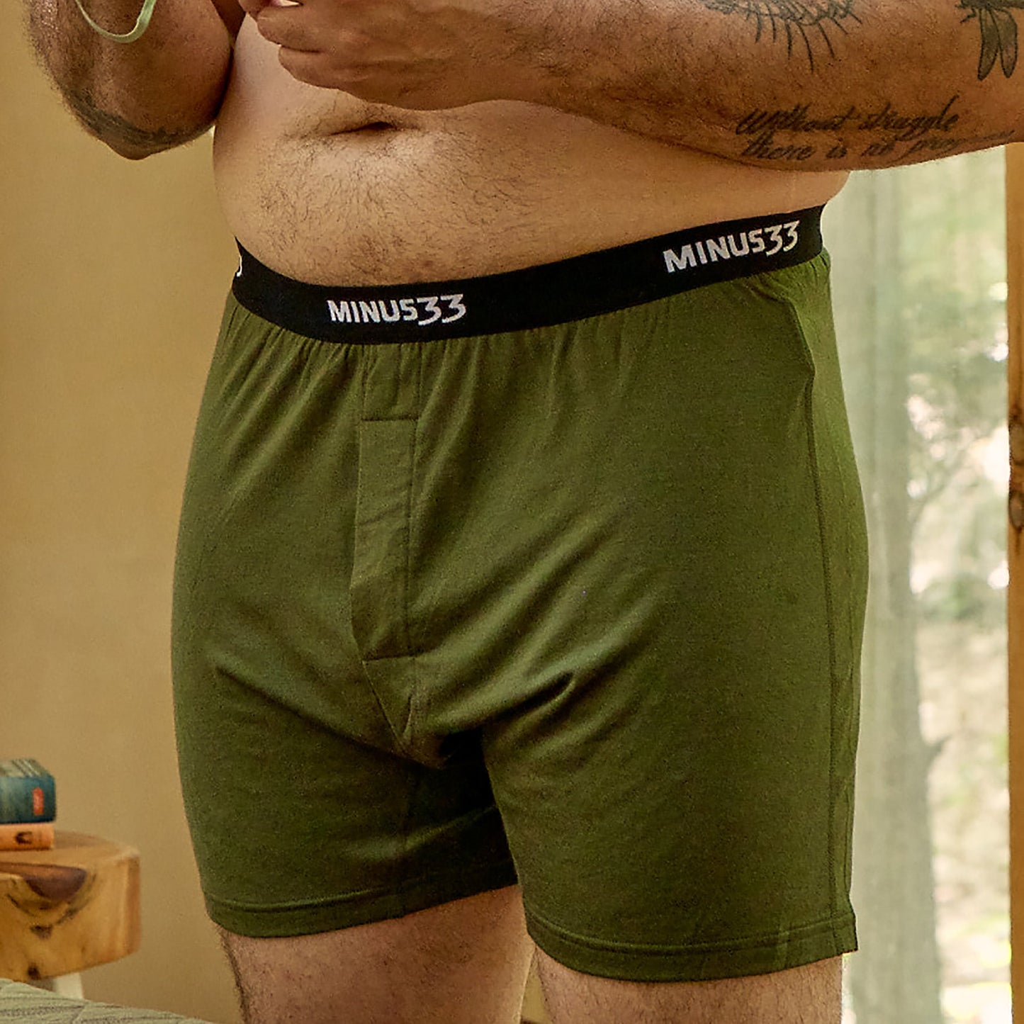Minus33 Micro Weight - Men's Wool Boxer Shorts Woolverino