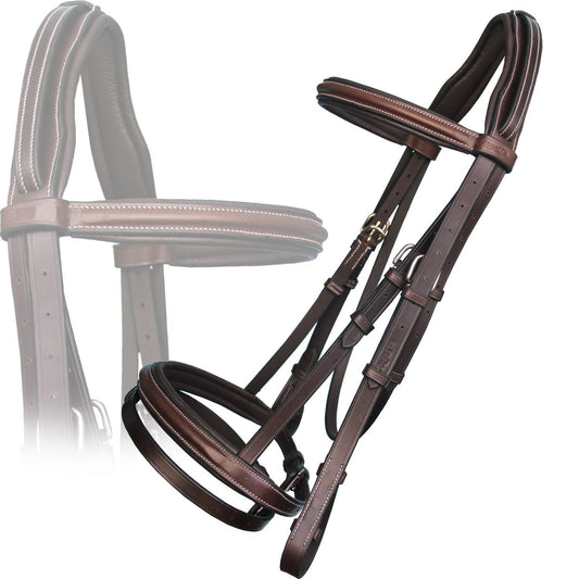 Bridles & Reins Replacement Crownpiece of ExionPro Pressure Relief Crown Raised Padded Jumping Bridle