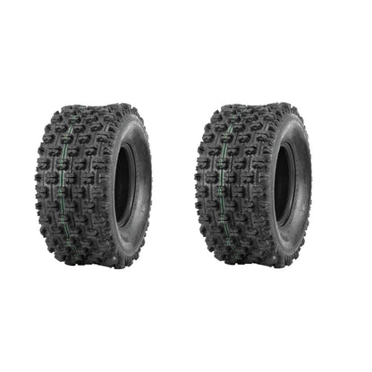 Lionparts Powersports (Pair) 2 Quadboss Sport ATV Rear Tires 22X11X10 22X11-10 4 PLY QBT739