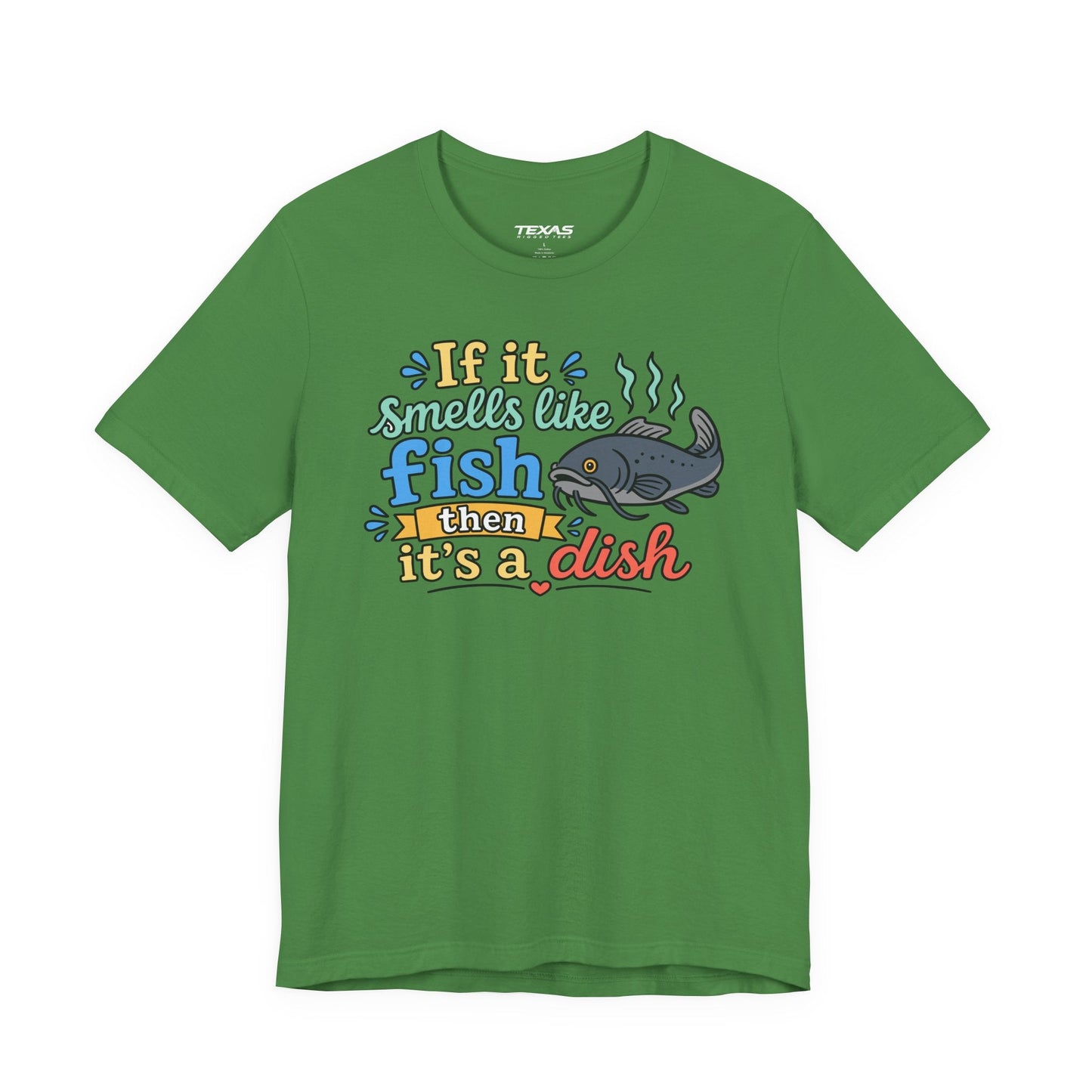 Texas Rigged Tees If it smells like fish — Unisex Cotton Tee