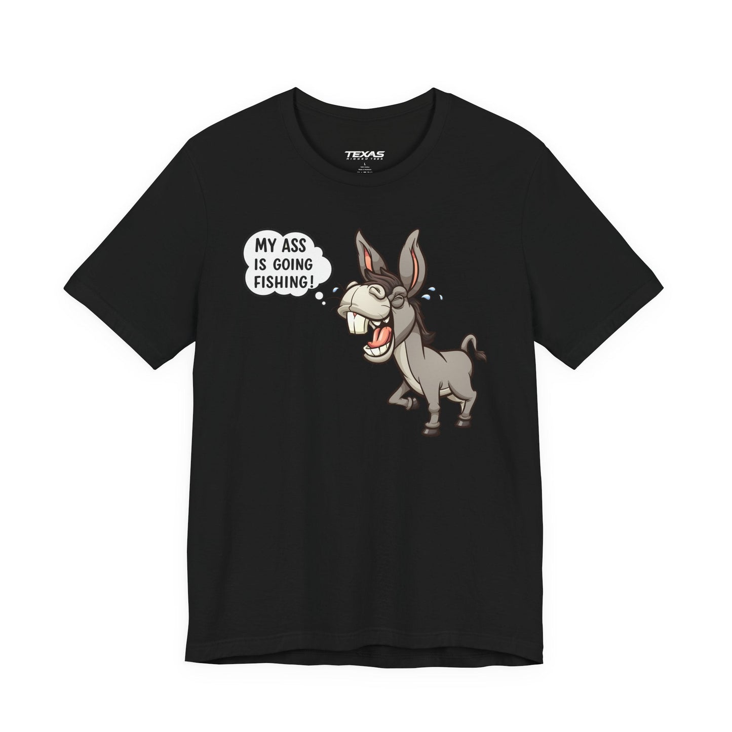 Texas Rigged Tees My Ass Is Going Fishing — Unisex Cotton Tee