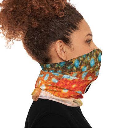 Texas Rigged Tees Longear Sunfish — Unisex Neck Gaiter (SPF 50+)