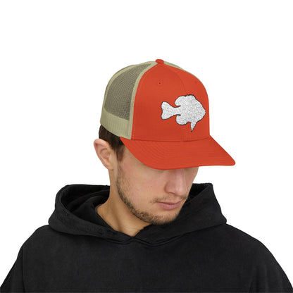 Texas Rigged Tees Bluegill Silhouette — Embroidered Baseball Cap