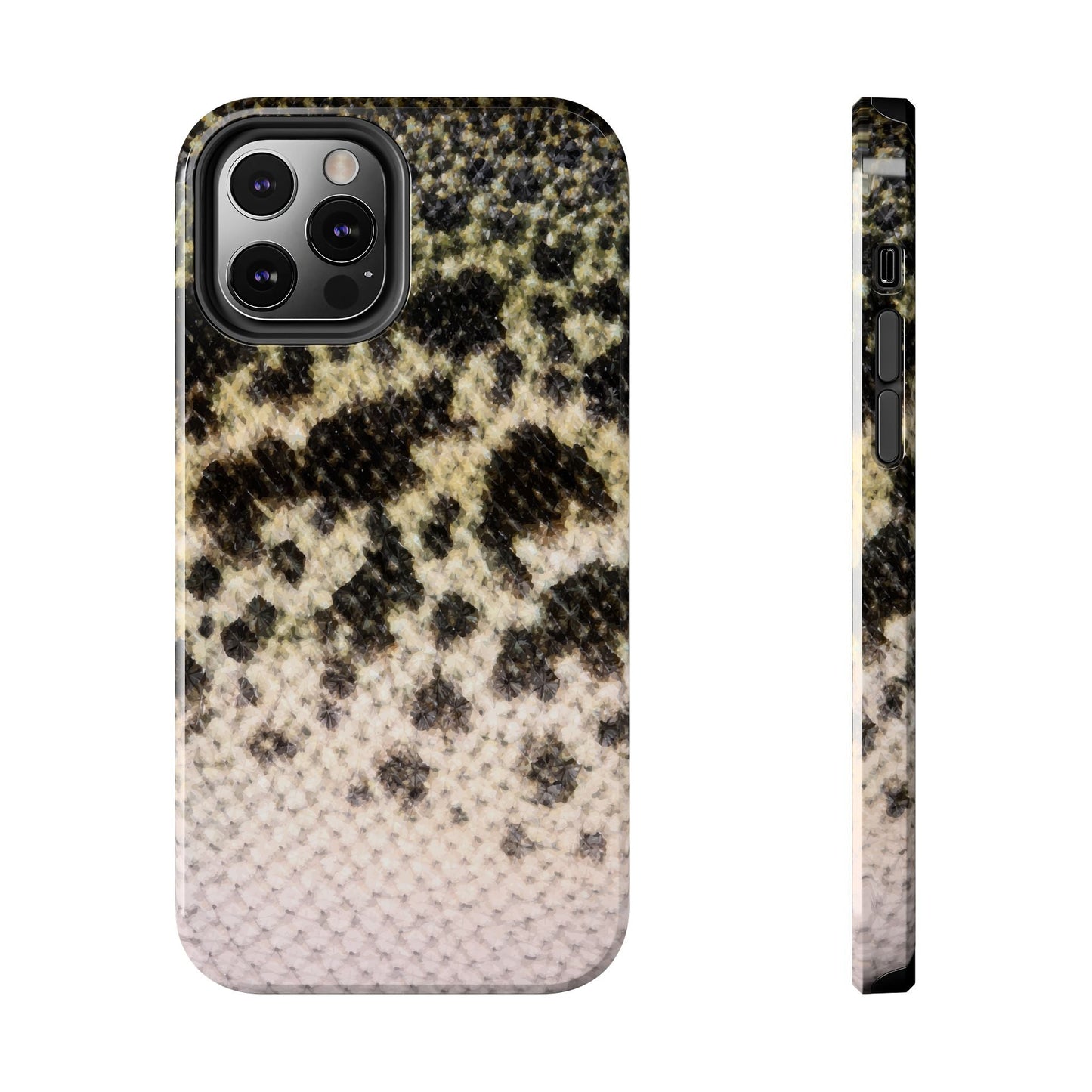 Texas Rigged Tees Black Crappie — Tough Phone Case