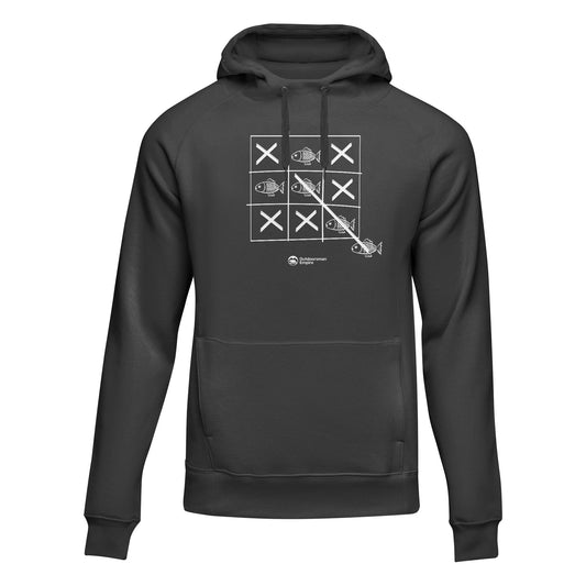 Outdoorzees Fish Tick Tack Toe Unisex Hoodie