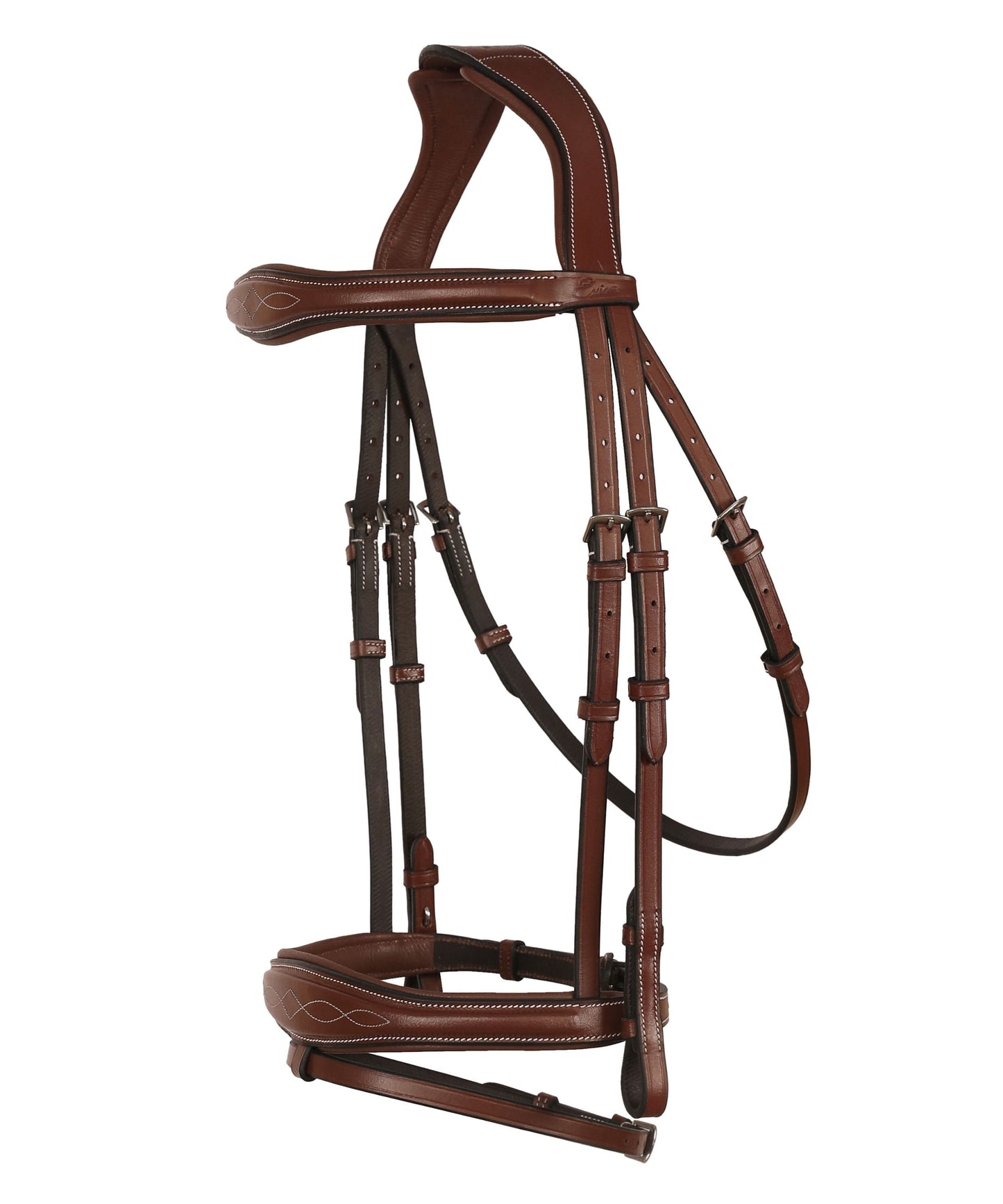 Bridles & Reins ExionPro 'Perseus' Anatomical Jumping Bridle with Reins