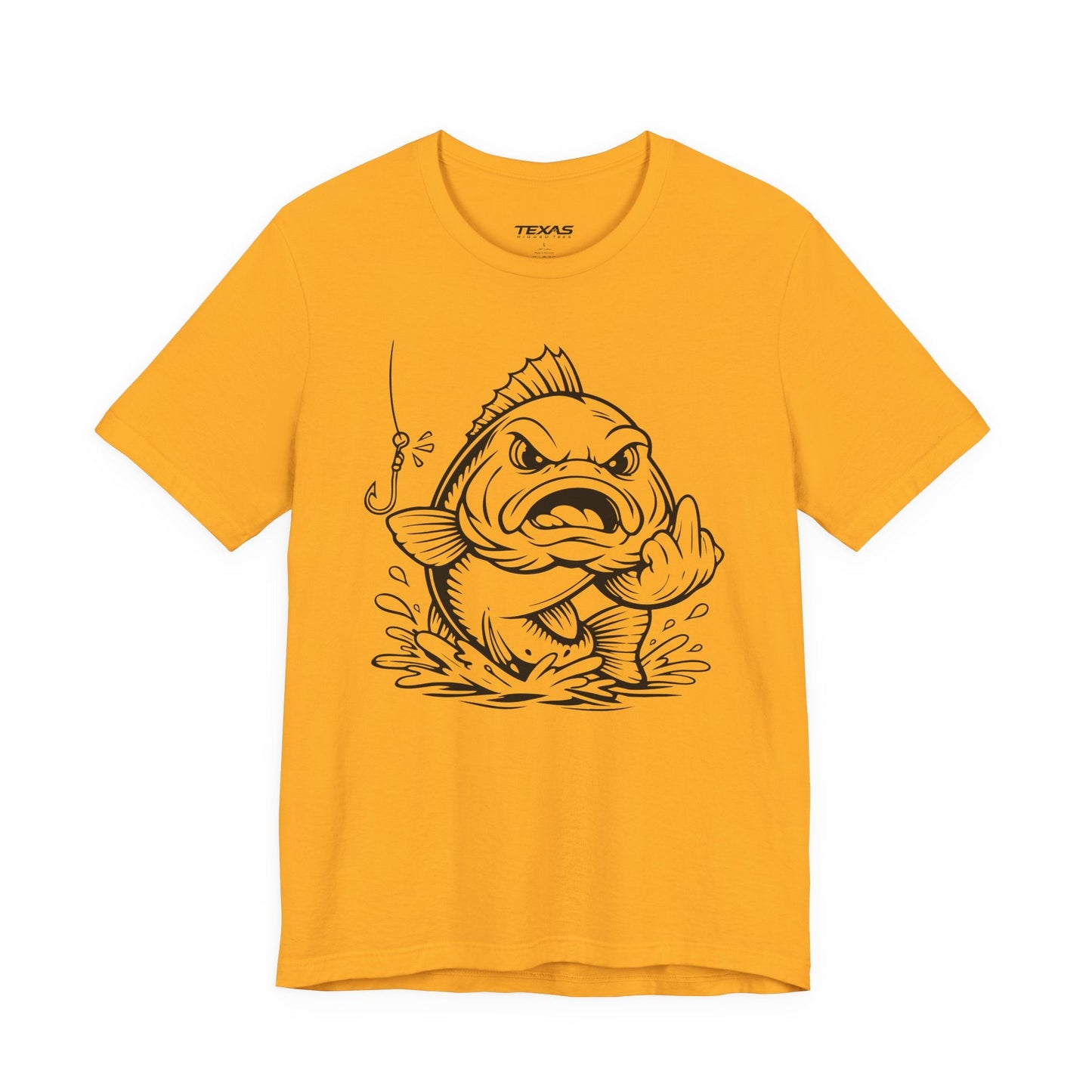 Texas Rigged Tees Flipping the Fin — Unisex Cotton Tee