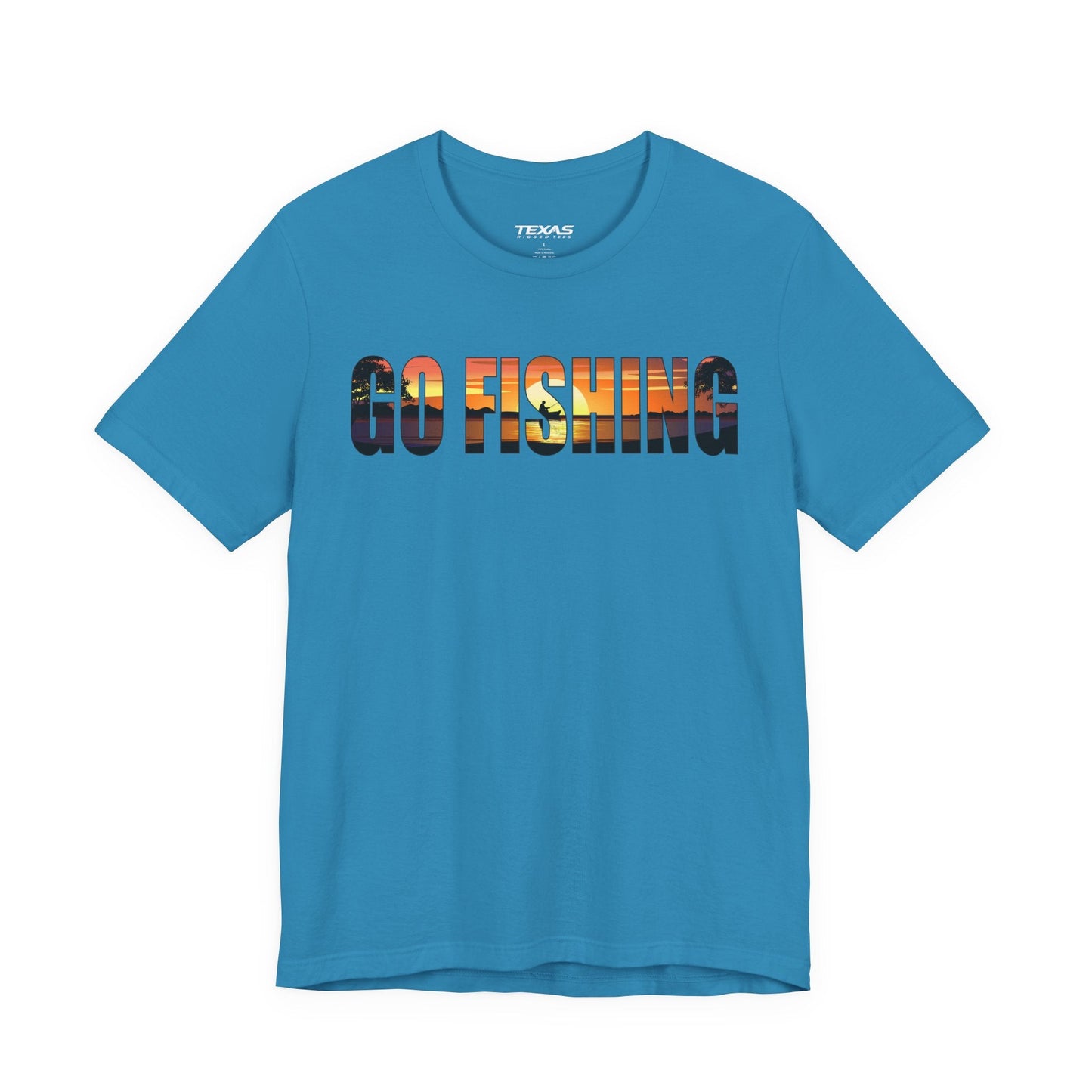 Texas Rigged Tees Go Fishing — Unisex Cotton Tee