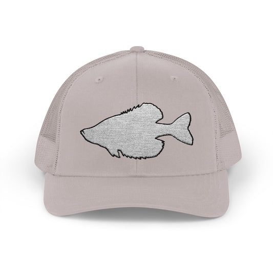 Texas Rigged Tees Crappie Silhouette — Embroidered Baseball Cap