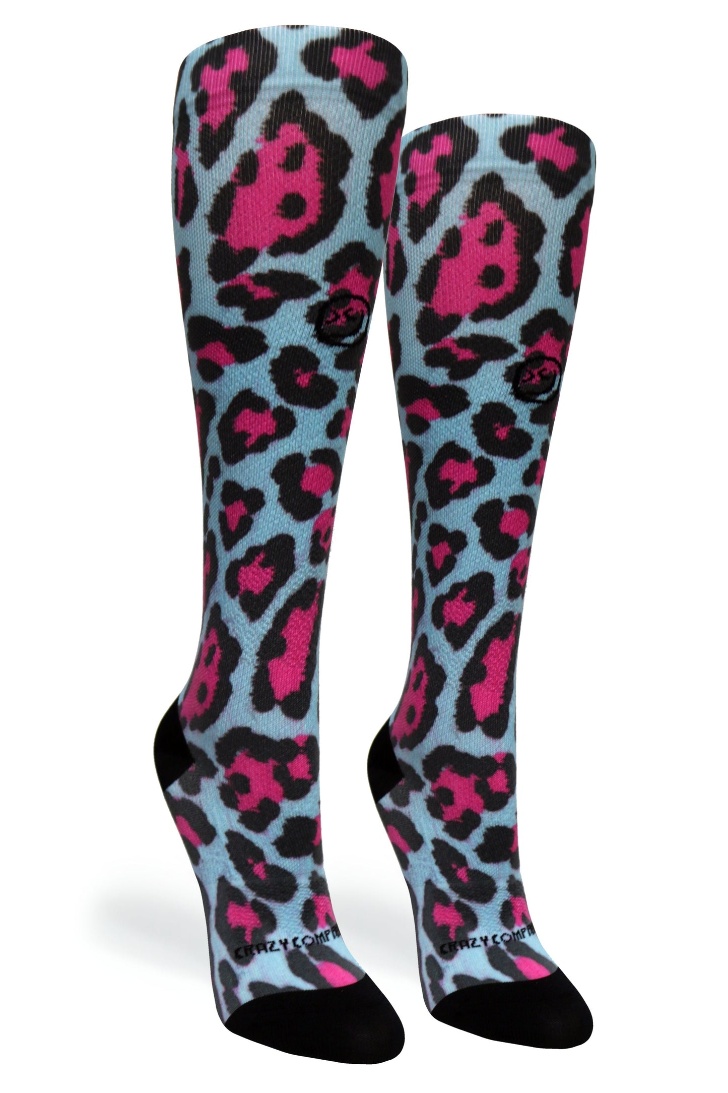 Crazy Compression Cheetah Blue - (Standard & Extra Wide)