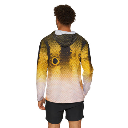 Texas Rigged Tees Peacock Bass — Unisex Fishing Pullover Hoodie (SPF 50+)