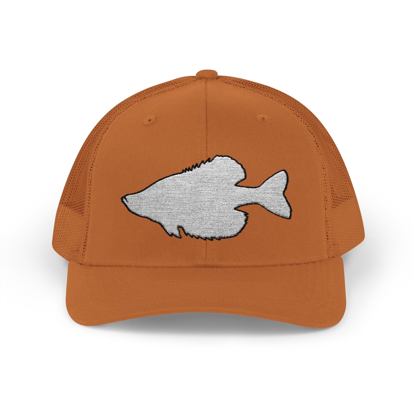 Texas Rigged Tees Crappie Silhouette — Embroidered Baseball Cap