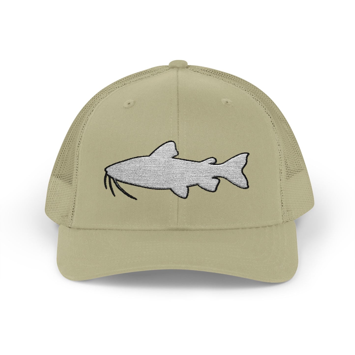 Texas Rigged Tees Catfish Silhouette — Embroidered Baseball Cap
