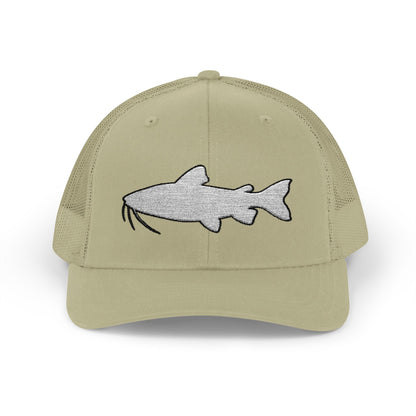 Texas Rigged Tees Catfish Silhouette — Embroidered Baseball Cap