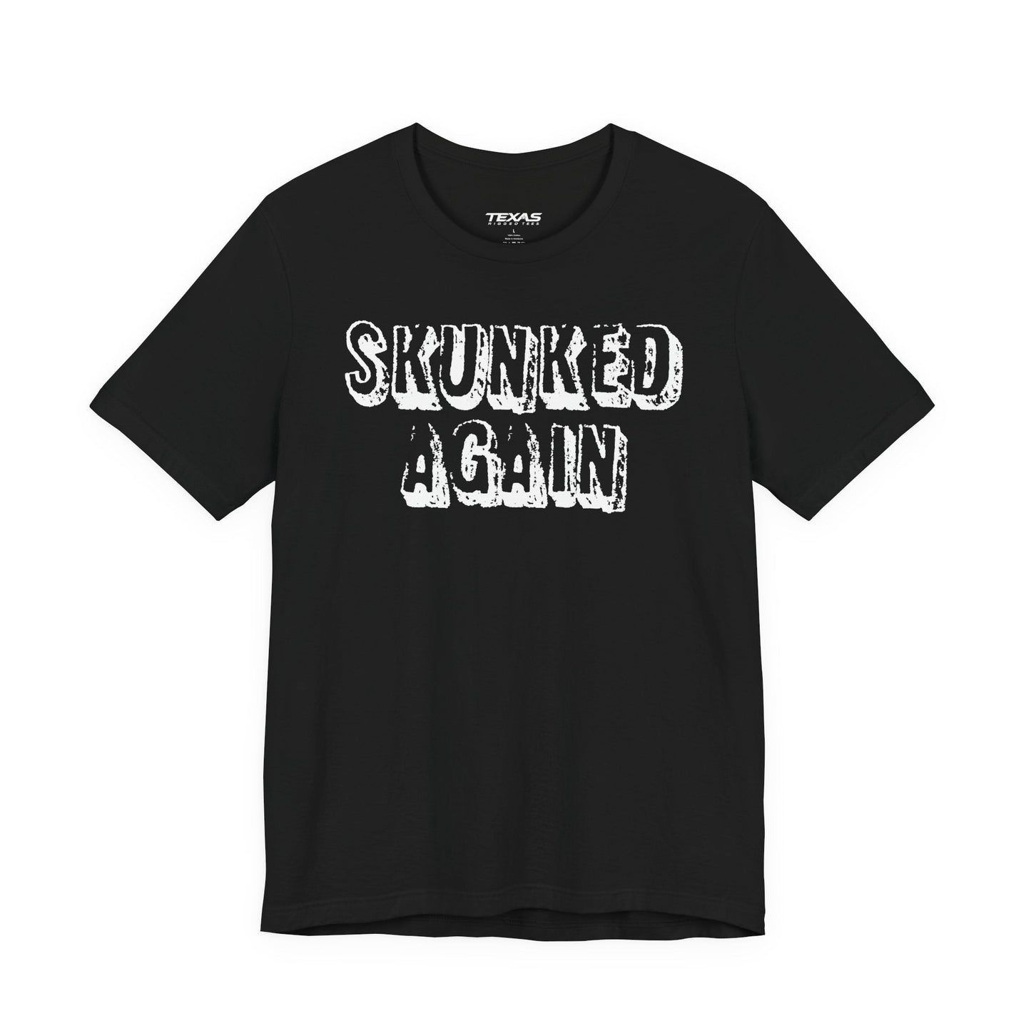 Texas Rigged Tees Skunked Again — Unisex Cotton Tee