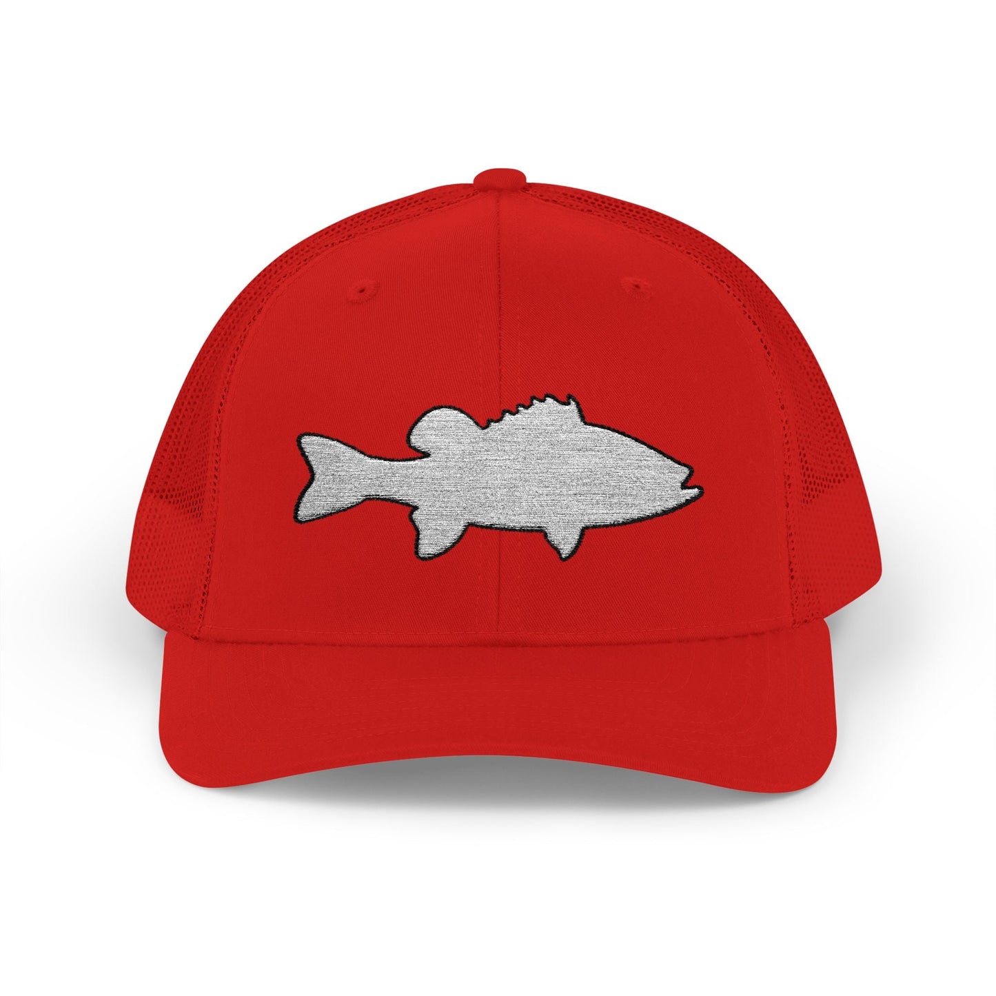 Texas Rigged Tees Bass Silhouette — Embroidered Baseball Cap