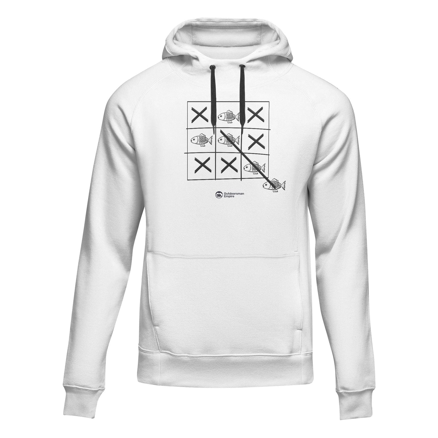 Outdoorzees Fish Tick Tack Toe Unisex Hoodie