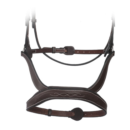 Bridles & Reins ExionPro Anatomical Drop Noseband Bridle with Reins