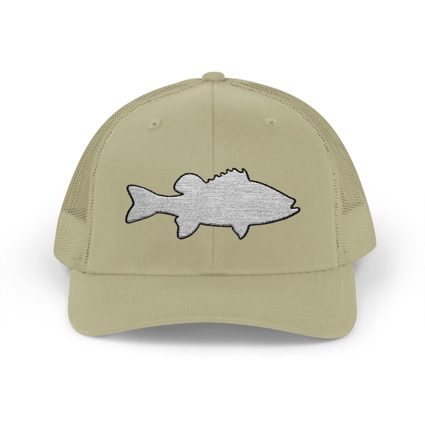 Texas Rigged Tees Bass Silhouette — Embroidered Baseball Cap