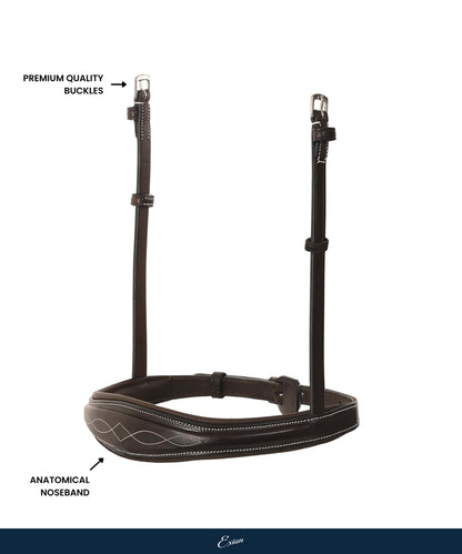 Bridles & Reins Replacement Noseband of ExionPro 'Perseus' Anatomical Jumping Bridle without Flash
