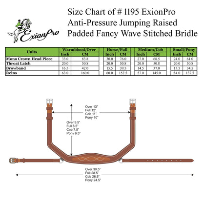 Bridles & Reins ExionPro 'Auriga' Anti-Pressure Bridle with Reins