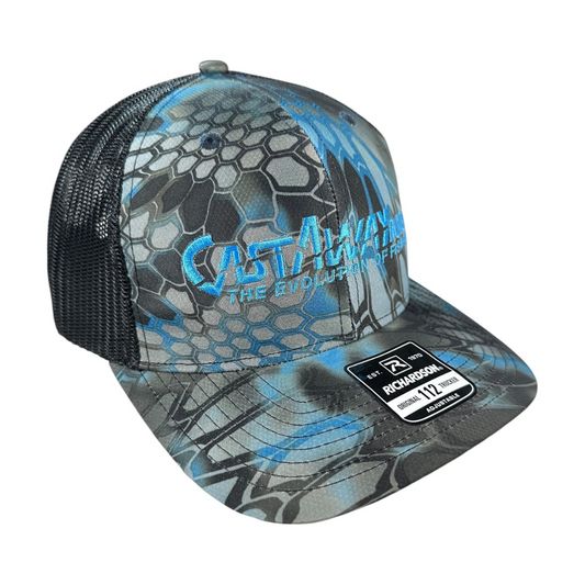 CastAway Trucker Hat - Kryptek: Neptune/Black
