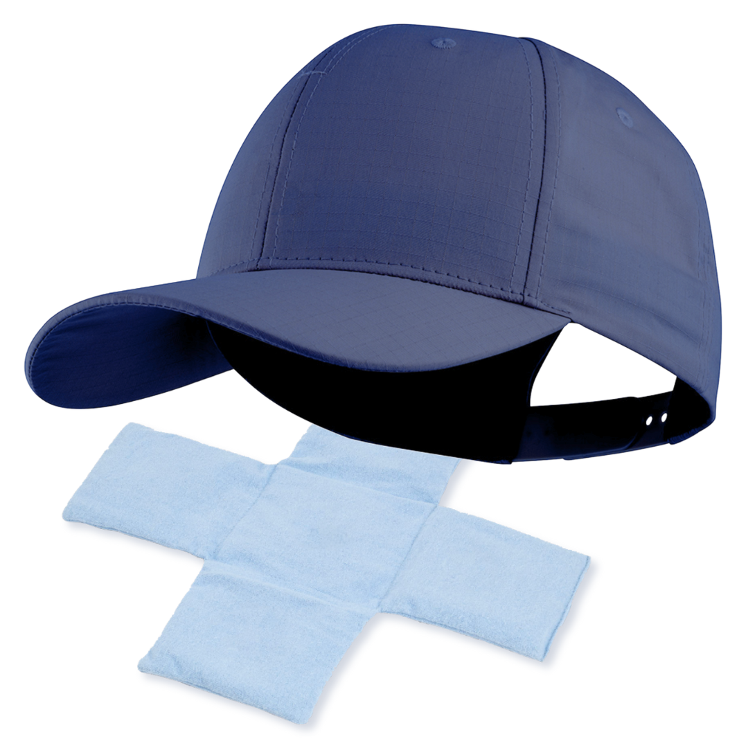 Panther Vision POWERCAP ICE Cooling Baseball Hat – Instant Cooling Relief with Reusable Ice Packs, UPF 50 UV Sun Protection, Lightweight & Breathable for Hot Weather