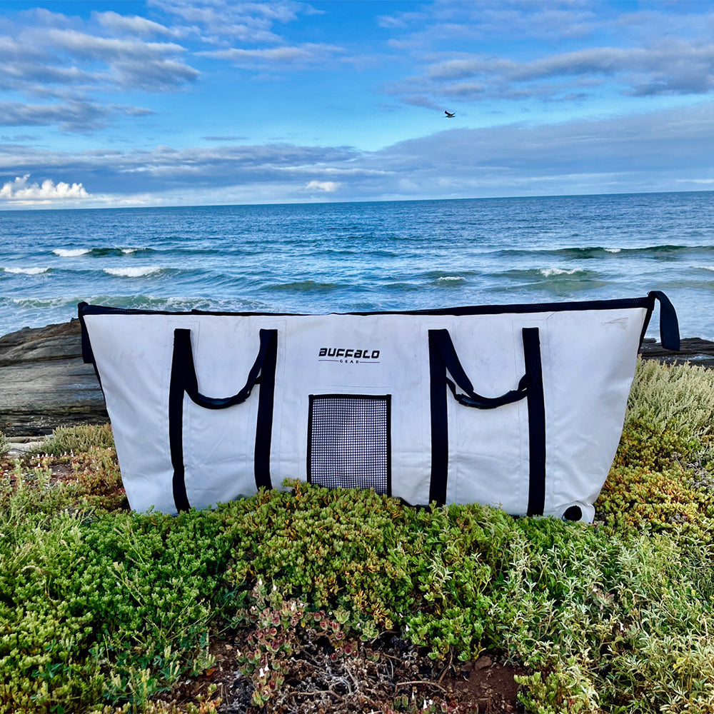 Buffalo Gear 60x20'' Fish Cooler Bag With YKK Zipper, Flat Bottom