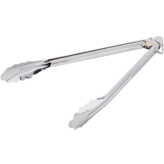 Kansas City BBQ Store 12" Heavy Duty Stainless Steel Utility Tongs