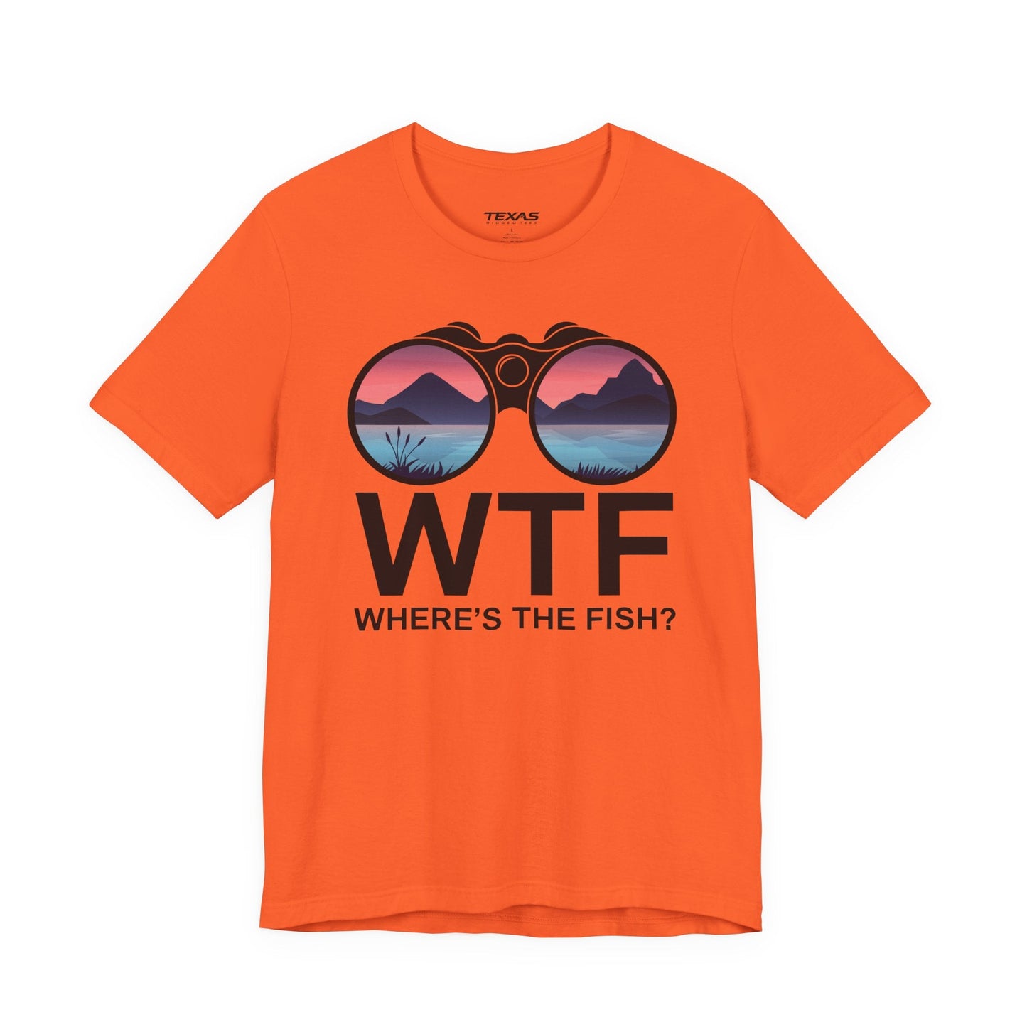 Texas Rigged Tees Where’s the Fish? — Unisex Cotton Tee