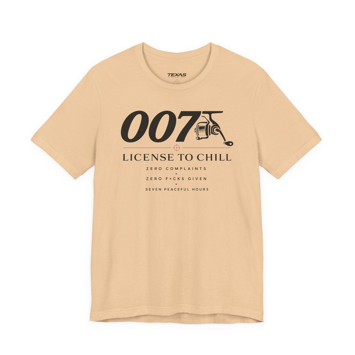 Texas Rigged Tees License to Chill — Unisex Cotton Tee