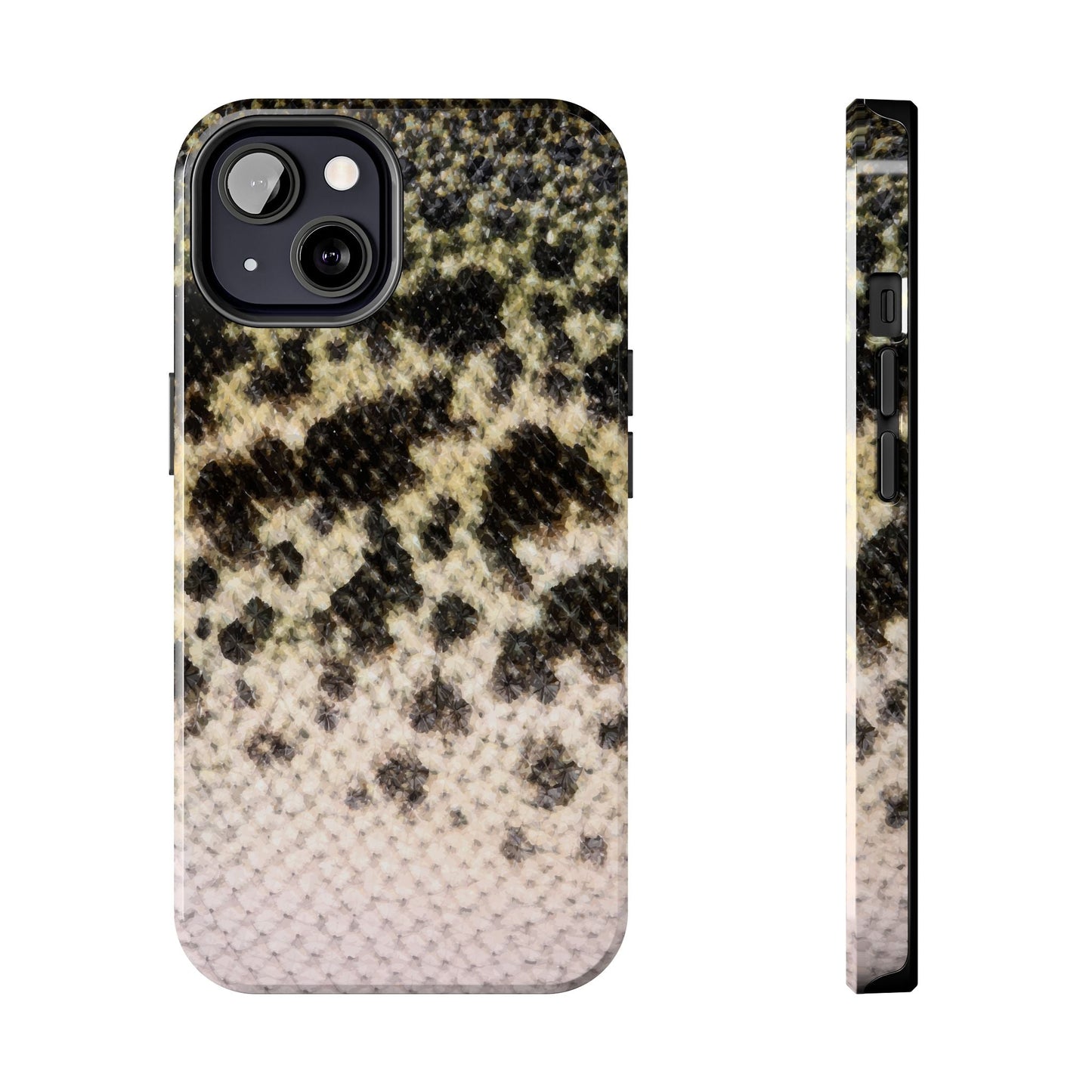 Texas Rigged Tees Black Crappie — Tough Phone Case
