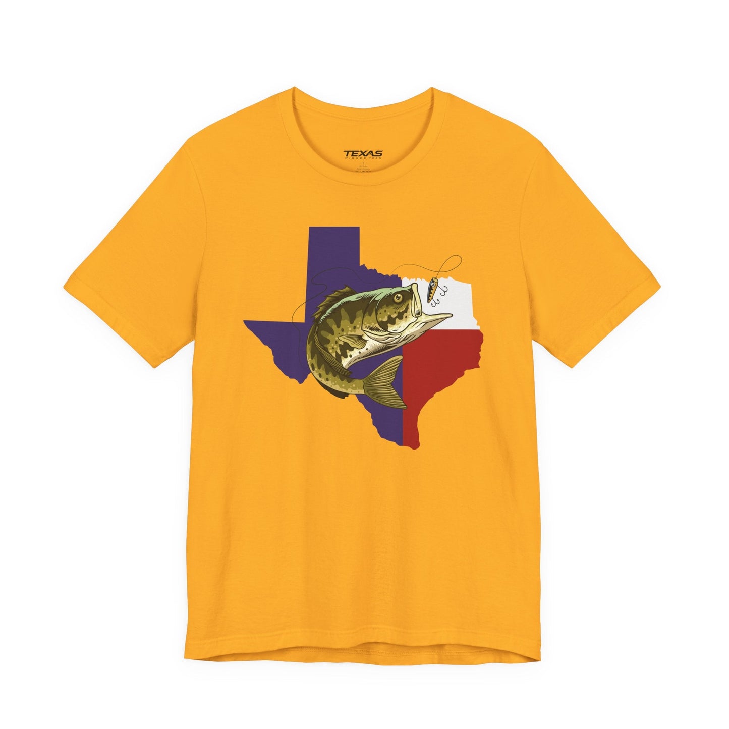 Texas Rigged Tees Texas Bass Fishing — Unisex Cotton Tee