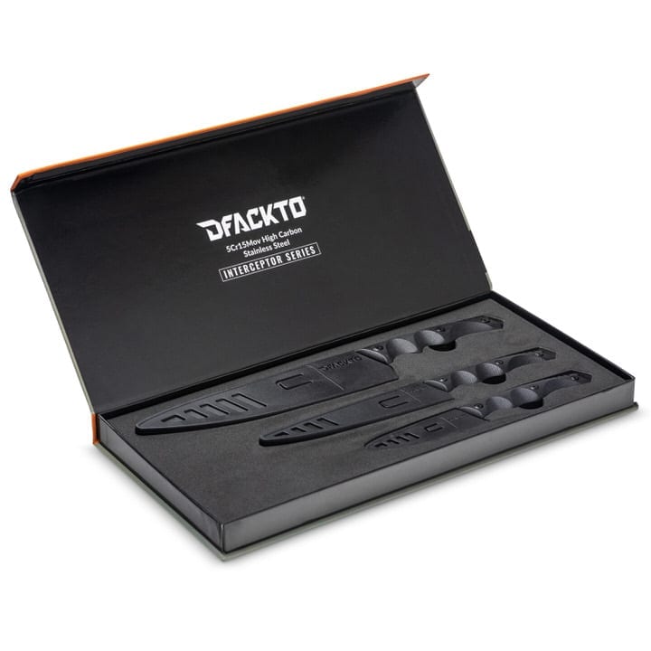 DFACKTO 3 Piece Essential Chef Knife Set