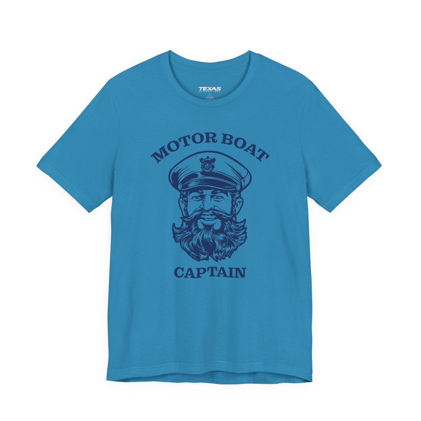 Texas Rigged Tees Motor Boat Captain — Unisex Cotton Tee