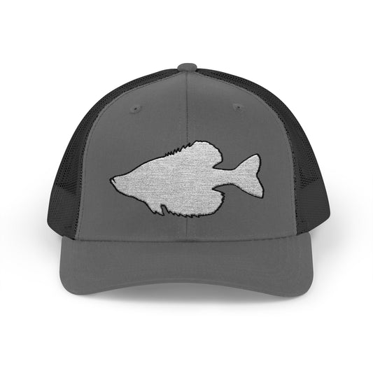 Texas Rigged Tees Crappie Silhouette — Embroidered Baseball Cap
